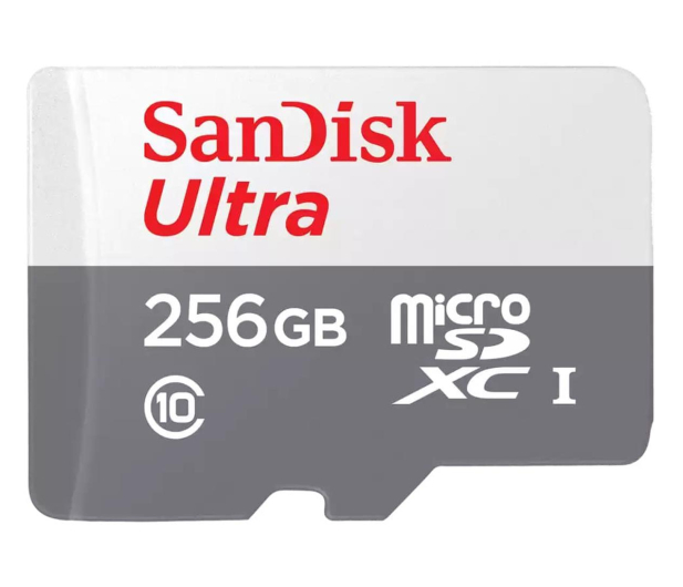 SANDISK Ultra microSDXC 256GB 100MB/s Class 10 UHS-I - 716535 - zdjęcie